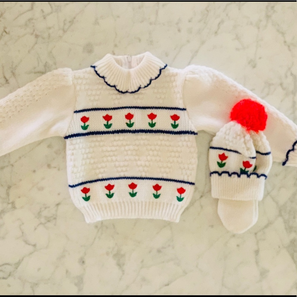 Vintage Sweater & Hat